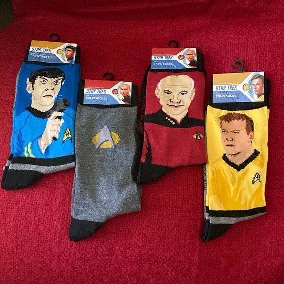 Star Trek Crew Socks - Picture 1 of 5